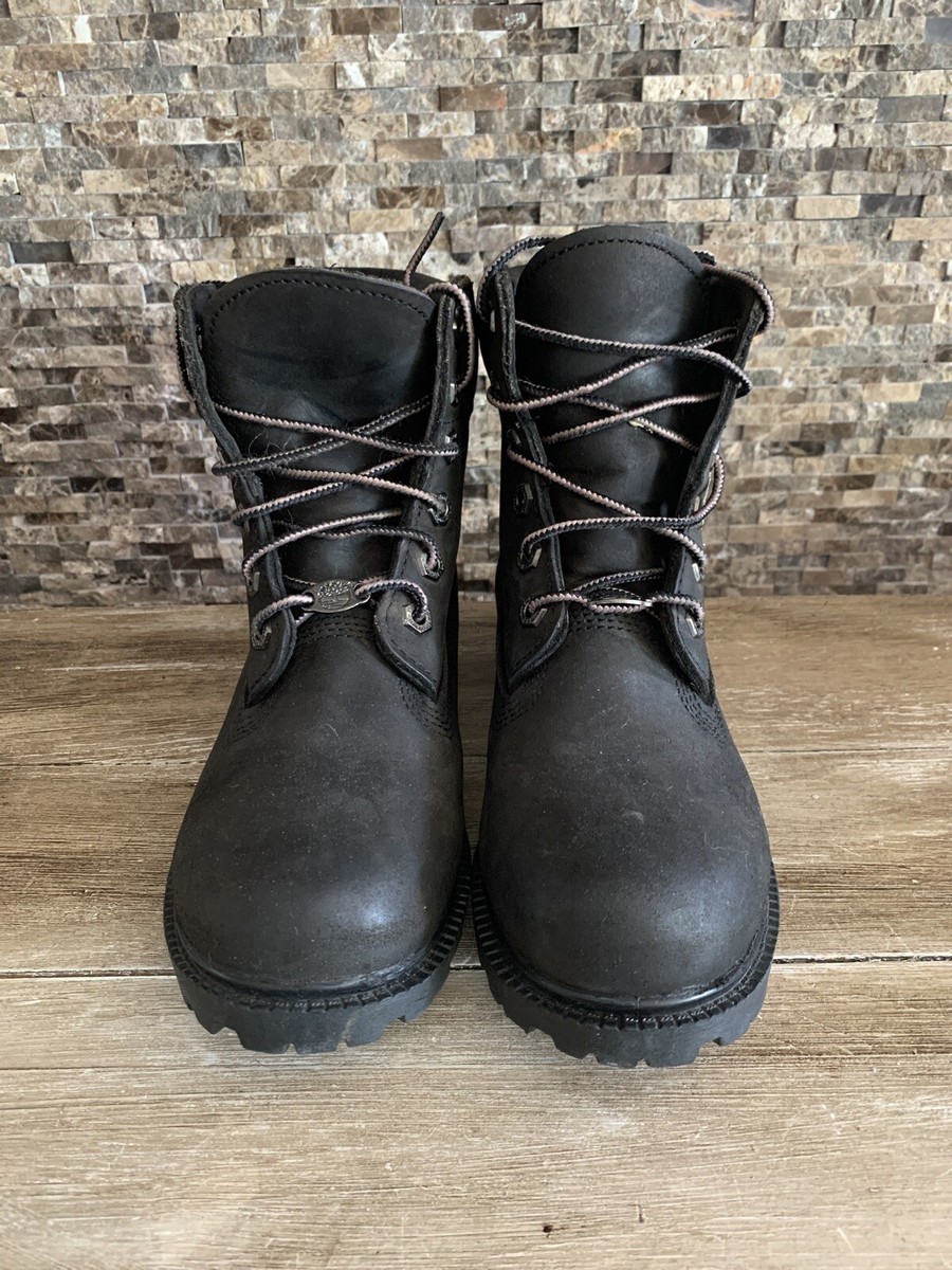Timberland Black 6” Premium Boot Size 5.5 Construction Boot | eBay