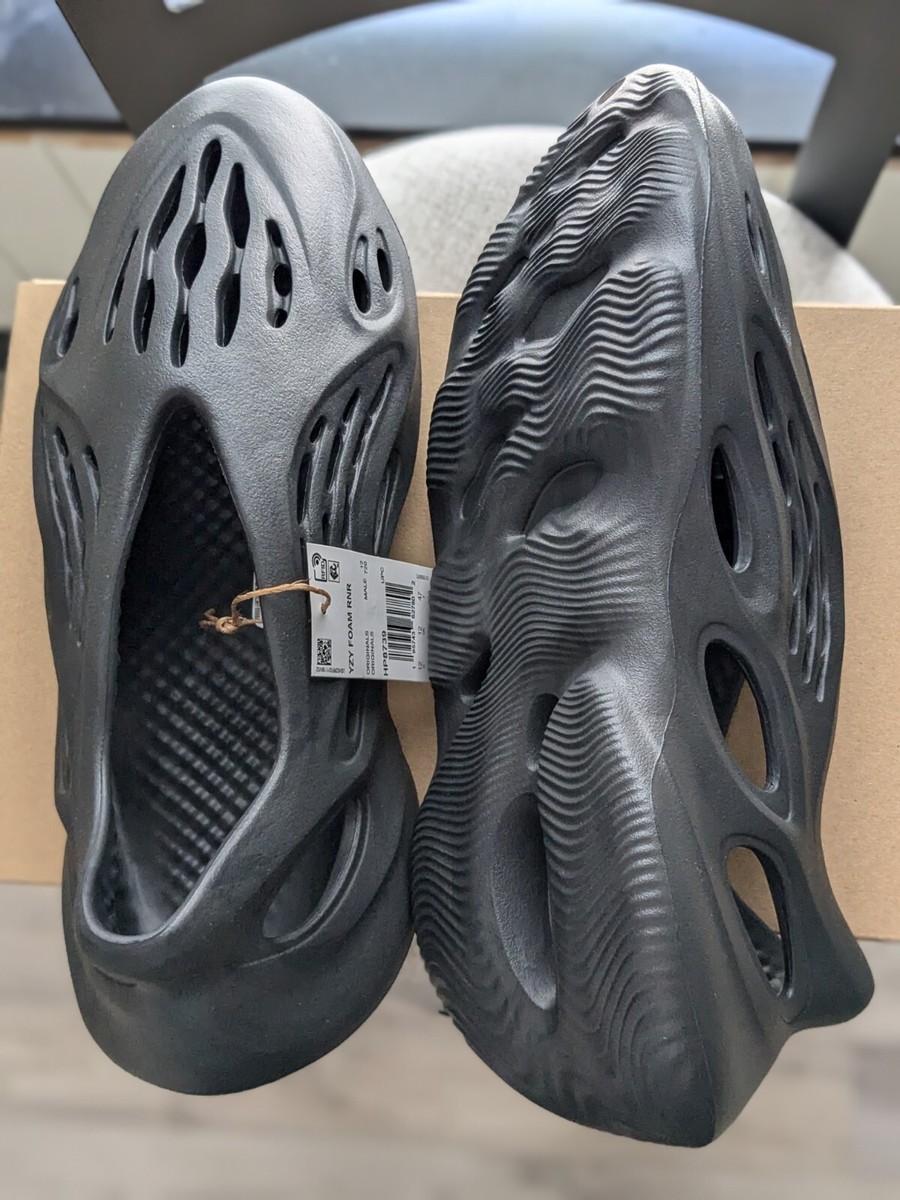 Size 12- Adidas Yeezy Foam RNR Onyx [HP8739] Brand New DS YZY Foam