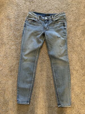 Silver Ladies Jeans Suki Skinny Pre Own Size 30/29