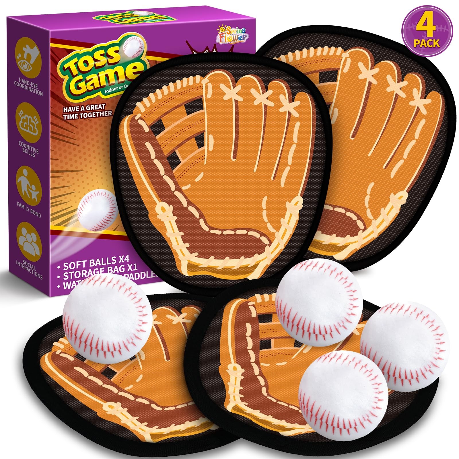 Catch and Toss Game, Outdoor Sport Game for Toddlers , Stick