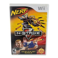 Nerf N-Strike Double Blast Bundle Nintendo Wii Game GOOD Retro Family Fun Motion