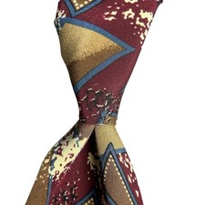 Christian Dior Monsieur Tie Geometric Silk Made In USA 3.5x58”