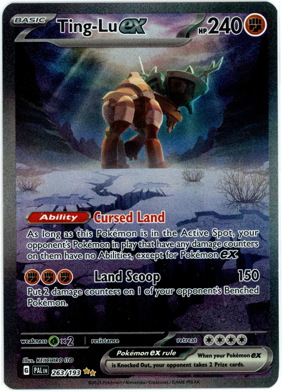 Ting-Lu ex 263/193 Sv02: Paldea Evolved Holo
