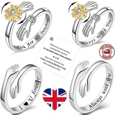 Xmas Gifts For Her Him Women Girl Friends Daughter Mum Wife Sister Love Hug Ring