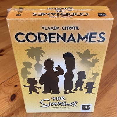 CODENAMES The Simpsons FAMILY EDITION Board Game NEW SEALED
