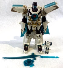 Vector Prime w/ Safeguard Transformers Cybertron Figure Near Complete Hasbro