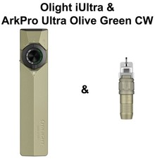 Olight ArkPro Ultra Class 3R Olive Green CW  iUltra Olive Green Flashlights