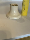 Vintage Made In Japan Pair Porcelain Taper Candle Holders Ivory Cream Gold Rims — photo 9