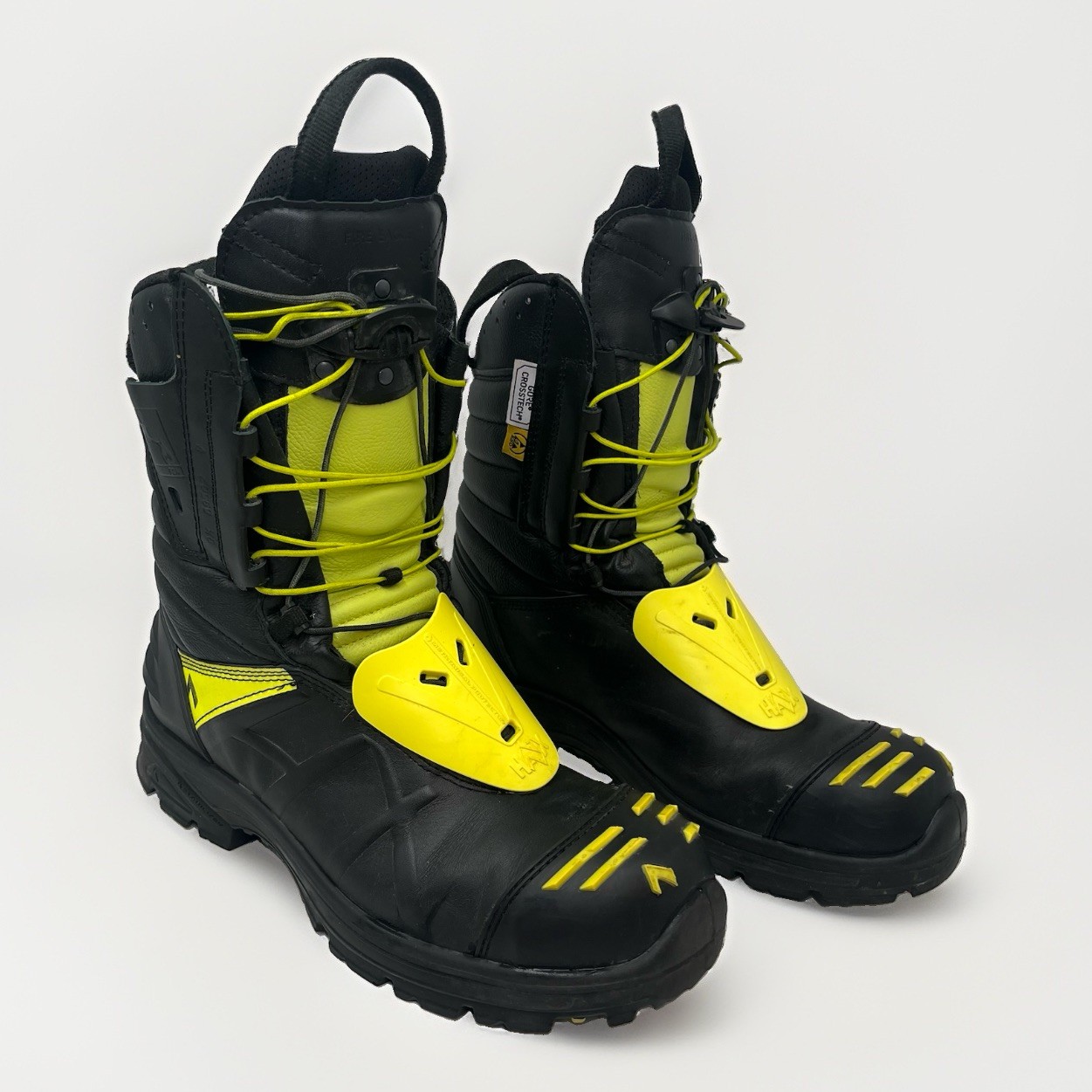 Botas de bomberos HAIX Fire Eagle Gore-Tex talla 44 Crosstech bomberos Reino Unido 9.5