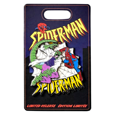 Disney Parks Pin Silver Spider Man Lizard The Animated Series Limited Release
