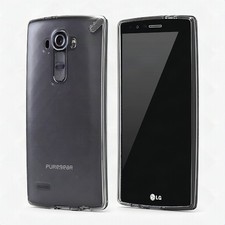 PureGear Slim Shell Case for LG G4 Clear Protective Phone Cover Slim Fit 99570PG