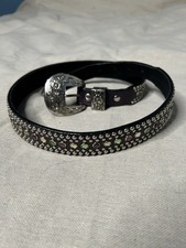 Vintage 1996 BB Simons Style Bedazzled Belt 3...