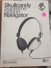 Skullcandy Navigator On-ear Headphone with Mic3, Black, Open box