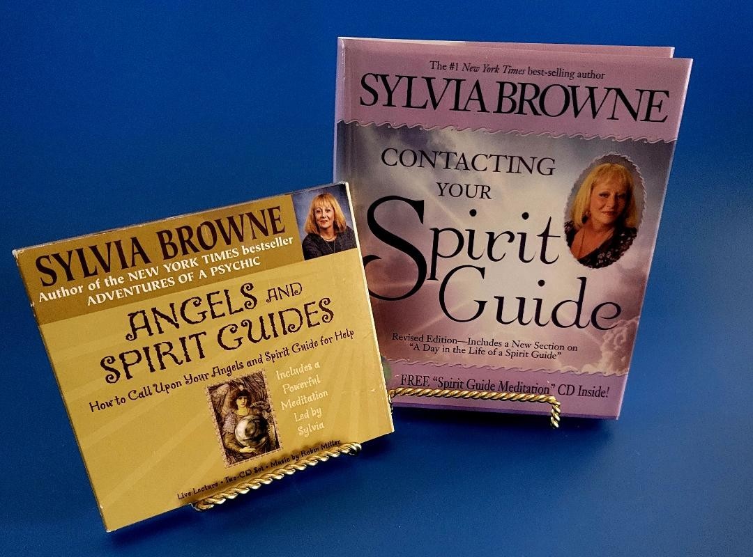 Guides to Contacting Your Spirit Guide by Sylvia Browne 1 Hardback & 1 CD Set