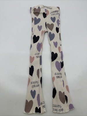 Zara Sweatpants Kids Girls Size 6Y Multicolor Heard Aop.#45463