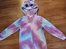 One piece pajamas for girls Unicorn - Cat and Jack size 7/8 EUC