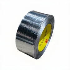 3M Aluminum Foil Tape 425  2" x 60yd Silver – 4.6mil Thickness HVAC Tape DENTED