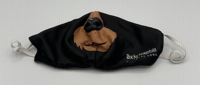 Bear Snout Rocky Mountain National Park Adult Face Mask (used)