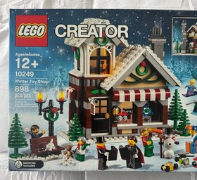 LEGO 10249 Creator Expert Winter Toy Shop Retired 898 Pc Building Set NEW NIB