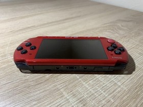 0870 Sony PlayStation PSP 3000 Red Black Normal TESTED