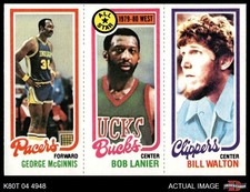 1980 Topps George McGinnis 121 / 10 / 222 HALL-OF-FAME 8 - NM/MT