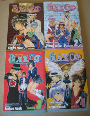Black Cat 英語版　漫画　English Manga Black Cat English Manga Kentaro Yabuki Shonen Jump Viz Media