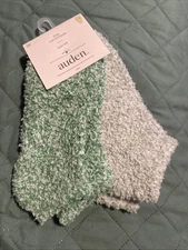 Auden Super Soft Cozy Low-cut Socks 2 Pck (4-10 Shoe Size)