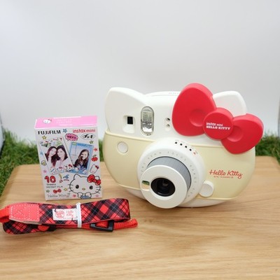 FUJIFILM Instant Camera Cheki Hello Kitty INS MINI Red Japan [Near