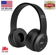 Wireless Bluetooth 5.0 Headphones Headset Over-Ear MIC Foldable TF Card Slot