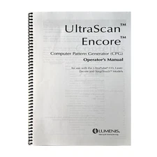 LUMENIS, UltraScan Encore, Computer Pattern Generator (CPG), Operator’s Manua...