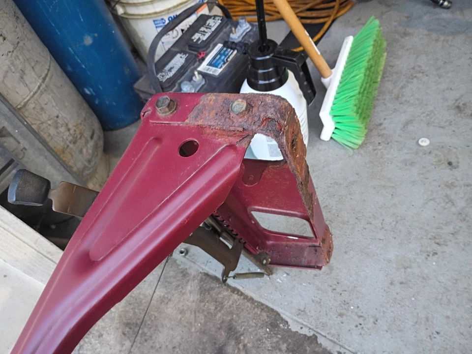 1988 - 1994 雪佛兰 GMC C/K 1500 长凳座椅轨道组件原始设备制造商红色 3628 — 第 4/4 张图片