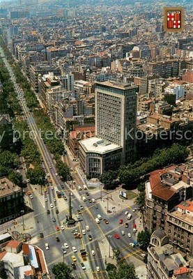 Barcelona Cataluna Diagonal Vista aeria