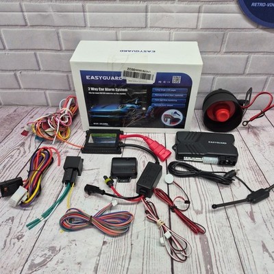 Easyguard 2way Car Alarm System~ New Open Box~Missing Parts