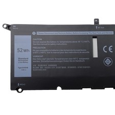 Laptop Battery 52Wh DXGH8 0DXGH8 Battery For Dell XPS 13 9370 9380 Latitude 3301