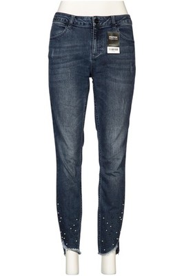 Comma Jeans Damen Hose Denim Jeanshose Gr. EU 42 Baumwolle Blau #jsckmcx