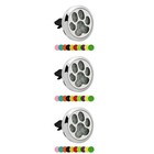  3 Count Car Mounted Aromatherapy Vent Air Outlet Atmosphere Light