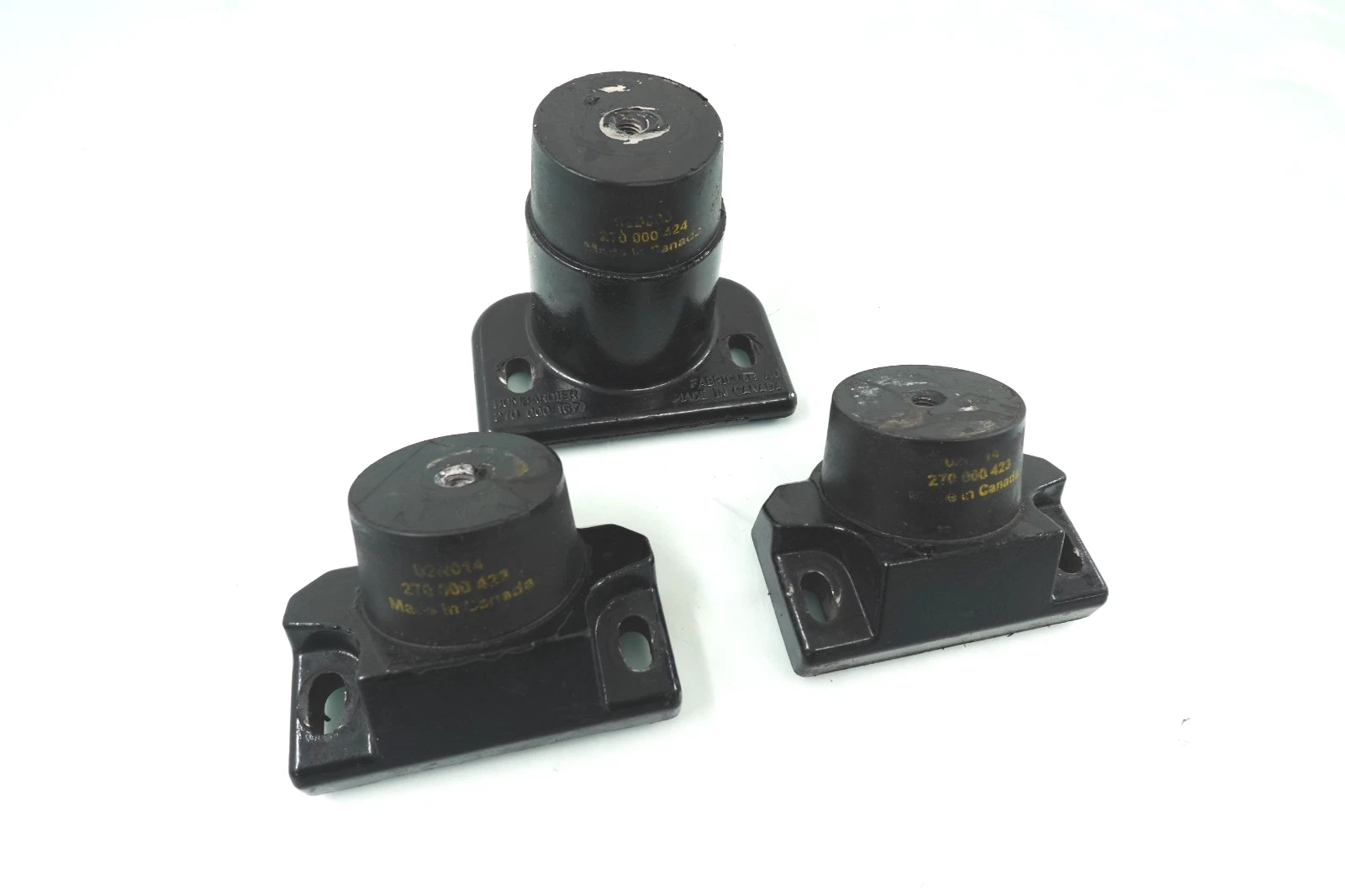 2002 Sea-Doo GTX DI OEM Rubber Engine Motor Mounts Set 270000422 270000421