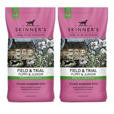 30kg Young Working Dog Puppy Food - Skinners Field & Trial Lamb & Rice 15kg x 2 3.69 per kilo