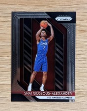 2018-19 SHAI GILGEOUS-ALEXANDER Panini Prizm Rookie Card 🔥 