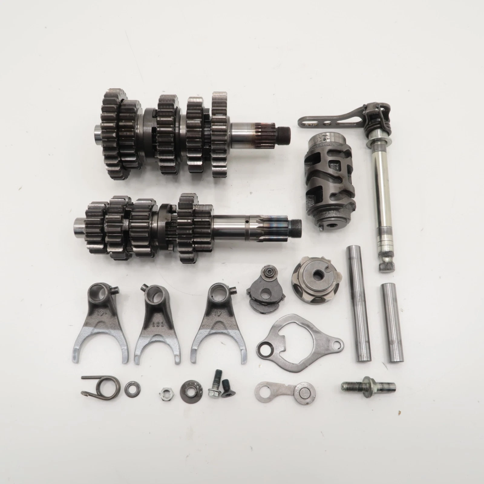 Kawasaki KX250F - Stock Transmission Gears Shift Drum Forks - 2018 KX250 OEM