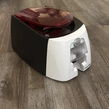 EVOLIS BADGY 200 ID CARD PRINTER NO AC ADAPTER