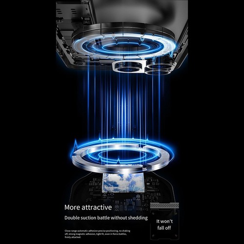 Ventilateur Refroidissement T??l??phone Magn??tique Compact avec Clip et RGB pou - Photo 12 sur 12