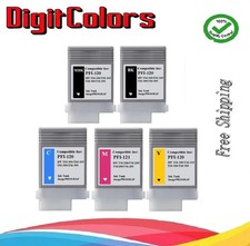 5 Pack PFI-120 PFI-121 M Ink Cartridge tank Fit For Canon iPF TM-350 TM-355