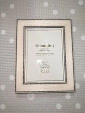 Natalini Italy Wood Photo Frame Photo Size 5x7 Handcrafted Ivory Color