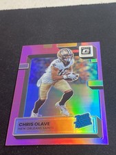 2022 Panini Donruss Optic - Rated Rookie Chris Olave #209 Pink Prizm (RC)