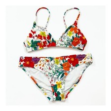 J. Crew Floral Bikini Set XS