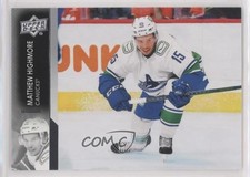 2021-22 Upper Deck Series 2 Matthew Highmore #426 xi6