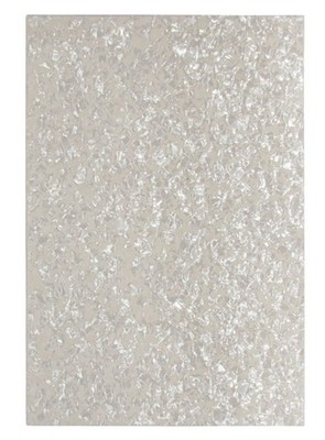 Pickguard, Schlagbrett, Schlagschutz, Platte, Rohling, aged pearl 430 x 290 mm