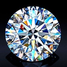 1ct Natural Certified Excellent 6.5 mm Round VVS1 Diamond with GIA Certificate D 726.00 per carat