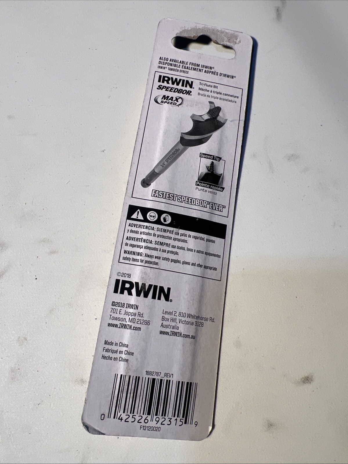 Irwin 1882787 #6 Replacement Countersink Drill Bit 9/64 Dia. in.